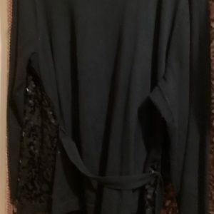 Apt 9 size 1X gorgeous sequined sweater long sleeves no sequines on the back